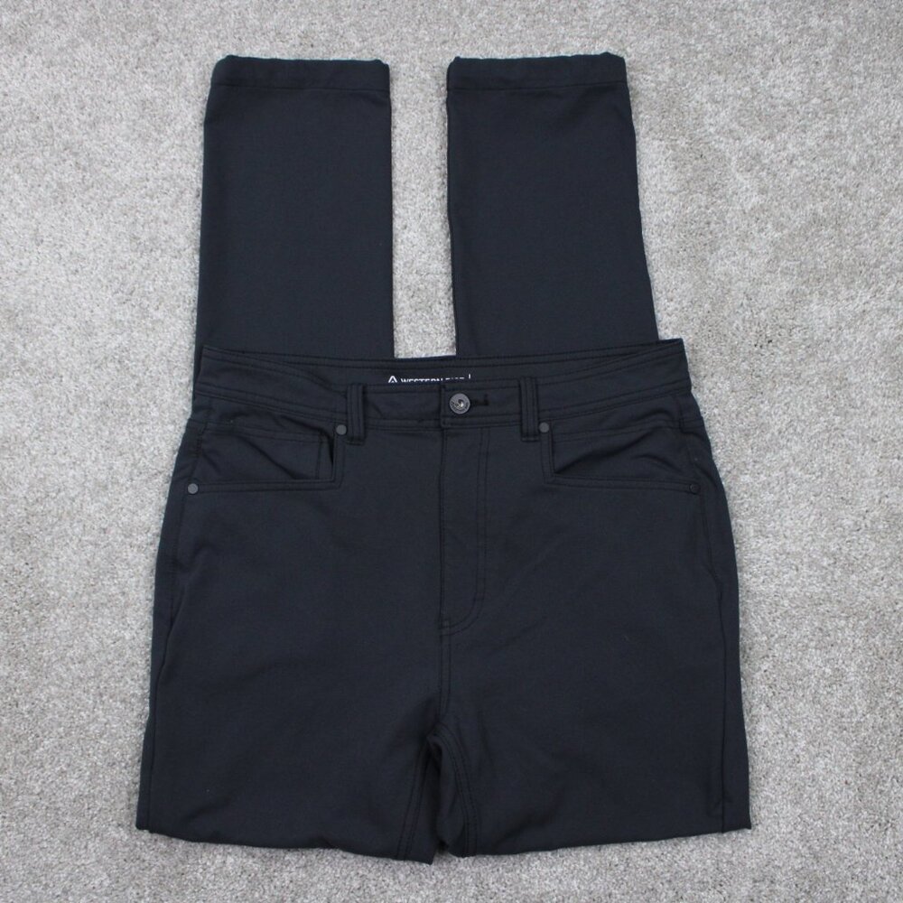 Western Rise Diversion Pants Mens 31 Black 4 Way Stretch Ultra-Soft w/32" inseam